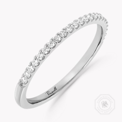 Brilliant Cut Diamond Half Eternity Ring