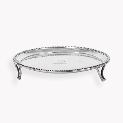 Silver George III Waiter Elizabeth Jones, 1787