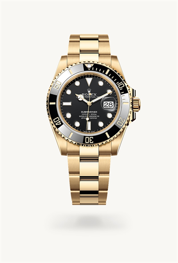 Rolex Submariner Date Oyster, 41 mm, yellow gold