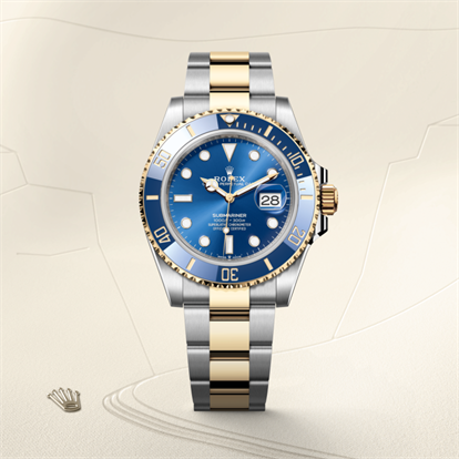 Submariner Date, Oyster, 41 mm, Oystersteel and yellow gold watch