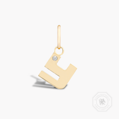 Letter Y Diamond Pendant Charm