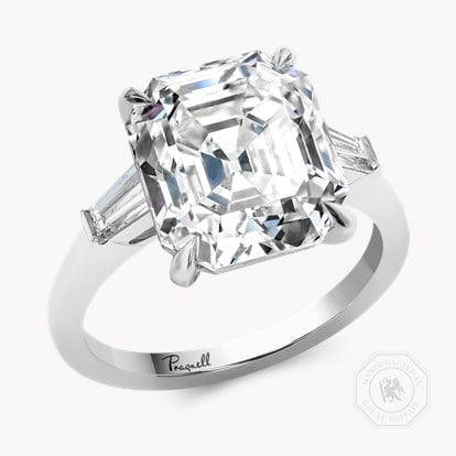 Masterpiece Regency Asscher Cut 8.03ct Diamond Ring