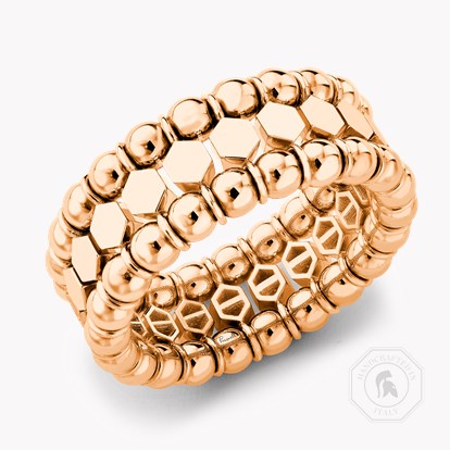 Bohemia Expandable Three Row Ring