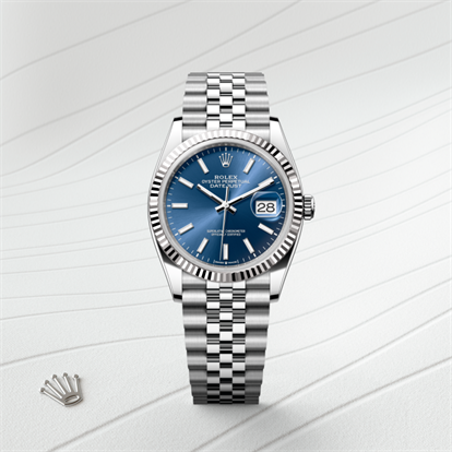 Datejust 36, Oyster, 36 mm, Oystersteel and white gold watch