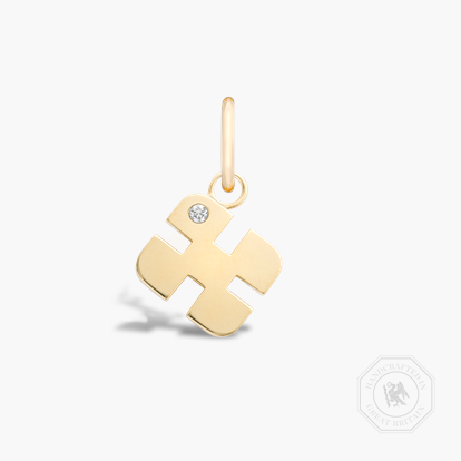 Letter X Diamond Pendant Charm