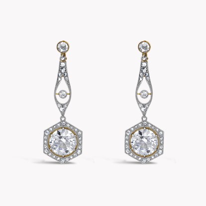 Belle Epoque Diamond Drop Earrings