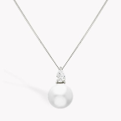 South Sea Pearl Pendant in 18ct White Gold