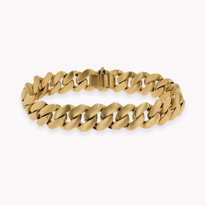 Fusion Brushed Curb Link Bracelet