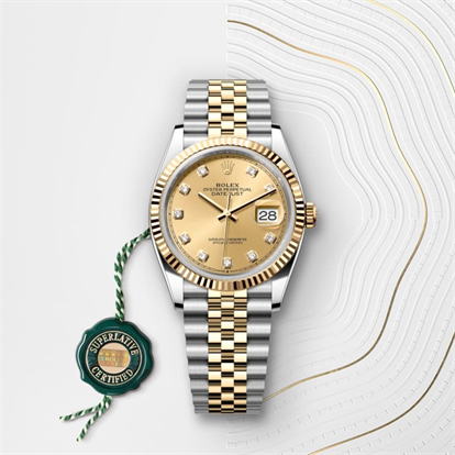 Datejust 36, Oyster, 36 mm, Oystersteel and yellow gold watch
