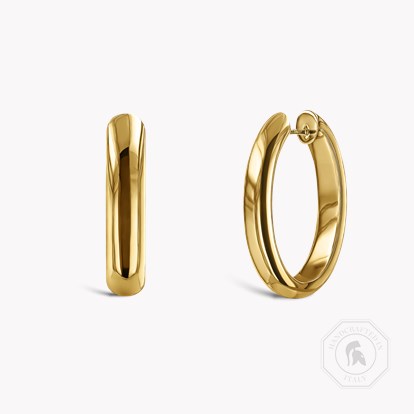 Yellow Gold Small Hoop Earrings