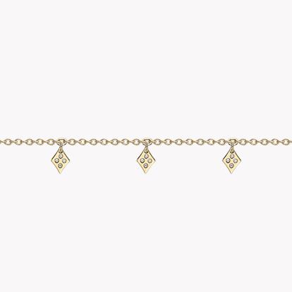 Brilliant Cut 0.10ct Diamond LadyLuck Diamond Bracelet