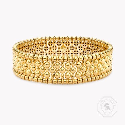 Bohemia Three Row Bangle in 18ct Yellow Gold