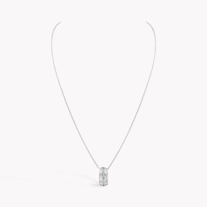 Manhattan Three Row Diamond Pendant
