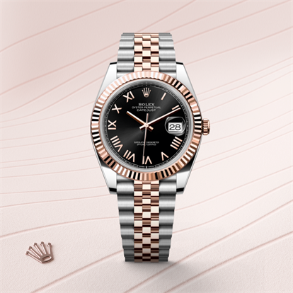 Datejust 41, Oyster, 41 mm, Oystersteel and Everose gold watch