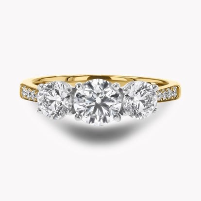 Diamond Three Stone Ring