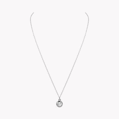 Skimming Stone 0.30ct Botswana Diamond Pendant