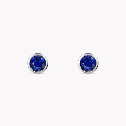 Sundance Sapphire Stud Earrings 0.52ct in 18ct White Gold