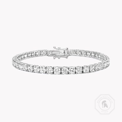 Brilliant Cut Diamond Line Bracelet
