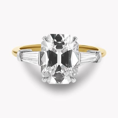 Regency 3.09ct Step Cut Diamond Ring