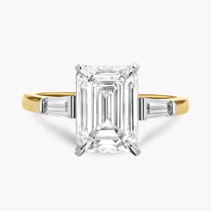 Regency 3.02ct Emerald Cut Diamond Ring