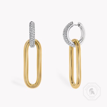 Havana Diamond Drop Earrings 0.86ct in 18ct Yellow Gold