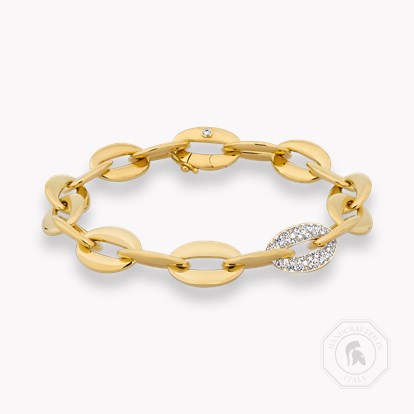 Valkyrie 1.193ct Diamond Oval Chain Link Small Bracelet