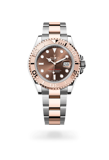 Yacht-Master 40 * Oyster, 40 mm, Oystersteel and Everose gold with a Chocolate Everose gold bidirectional rotatable 60-minute graduated with raised numerals bezel and Oyster, three-piece solid links bracelet