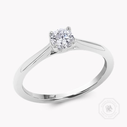 Gaia 0.30ct Brilliant Cut Diamond Ring in Platinum