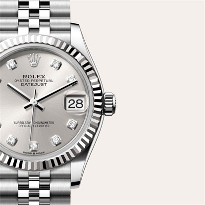 Datejust 31, Oyster, 31 mm, Oystersteel and white gold watch