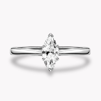 Gaia Diamond Solitaire Ring 0.71CT in Platinum