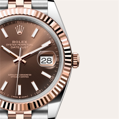Datejust 41, Oyster, 41 mm, Oystersteel and Everose gold watch