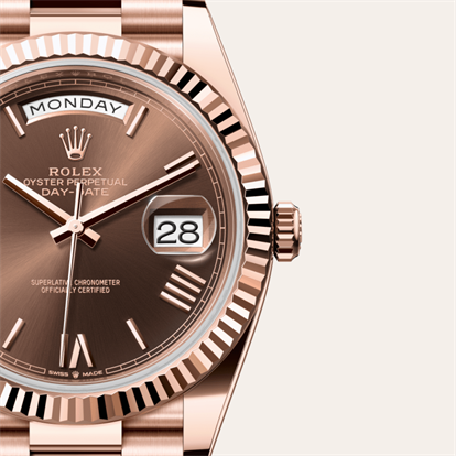Day-Date 40, Oyster, 40 mm, Everose gold watch