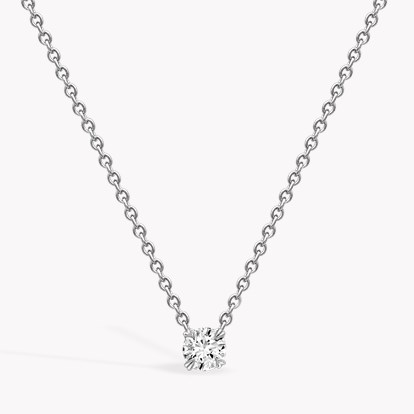 Windsor Botswana Diamond Pendant 0.32ct in 18ct White Gold