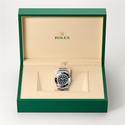 Deepsea Challenge, Oyster, 50 mm, RLX titanium watch inside presentation box