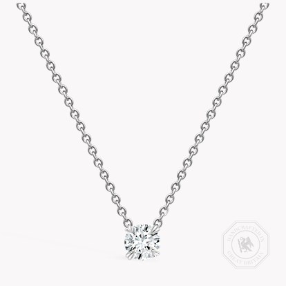 Windsor Botswana Diamond Pendant 0.40ct in 18ct White Gold