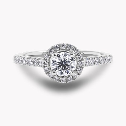 Brilliant Cut Diamond Cluster Ring