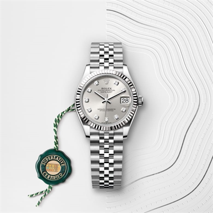 Datejust 31, Oyster, 31 mm, Oystersteel and white gold watch
