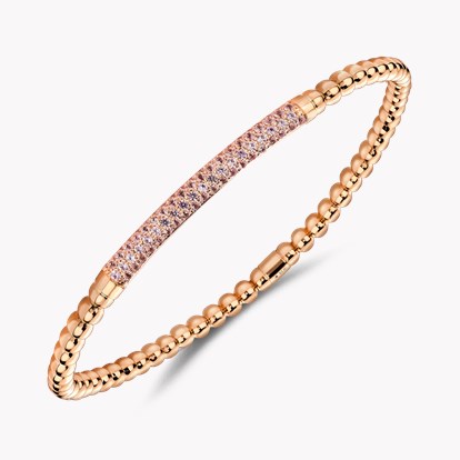 Bohemia 0.60ct Expandable Pink Sapphire Bangle