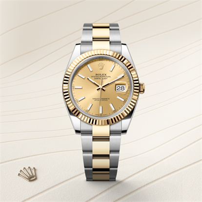 Datejust 41, Oyster, 41 mm, Oystersteel and yellow gold watch