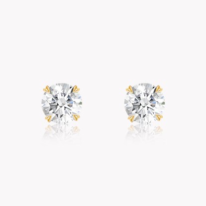 Windsor 1.20ct Diamond Stud Earrings in 18ct Yellow Gold