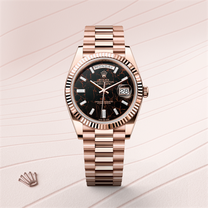 Day-Date 40, Oyster, 40 mm, Everose gold watch