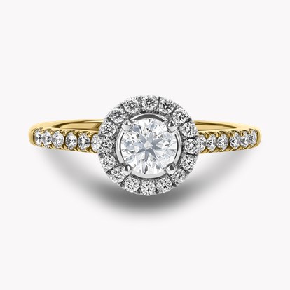 Brilliant Cut Diamond Cluster Ring