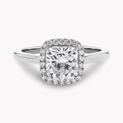 Celestial 1.53ct Cushion Cut Diamond Cluster Ring