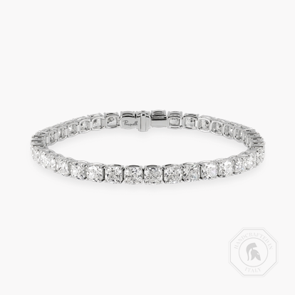 Cushion Cut 20.15ct Diamond Line Bracelet