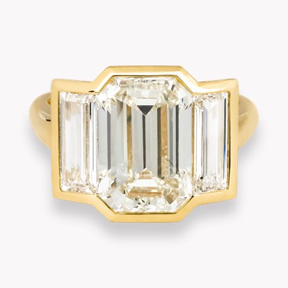 Kingdom 6.78ct Emerald Cut Diamond Ring