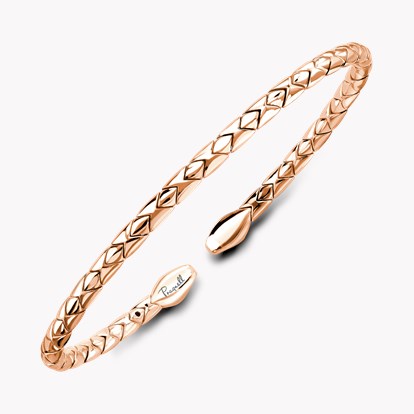 Groove Diamond Textured Bangle