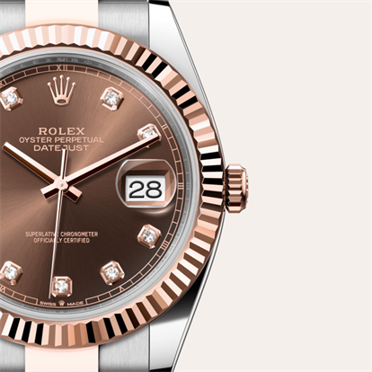 Datejust 41, Oyster, 41 mm, Oystersteel and Everose gold watch