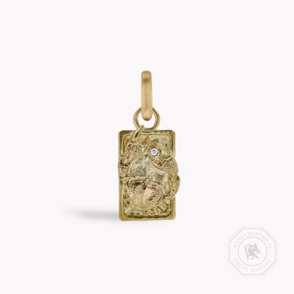 Zodiac Diamond Cancer Pendant Charm