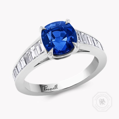 Masterpiece 2.99ct Burmese Sapphire and Diamond Ring