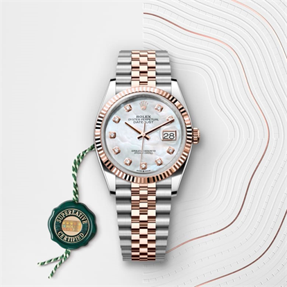 Datejust 36, Oyster, 36 mm, Oystersteel and Everose gold watch
